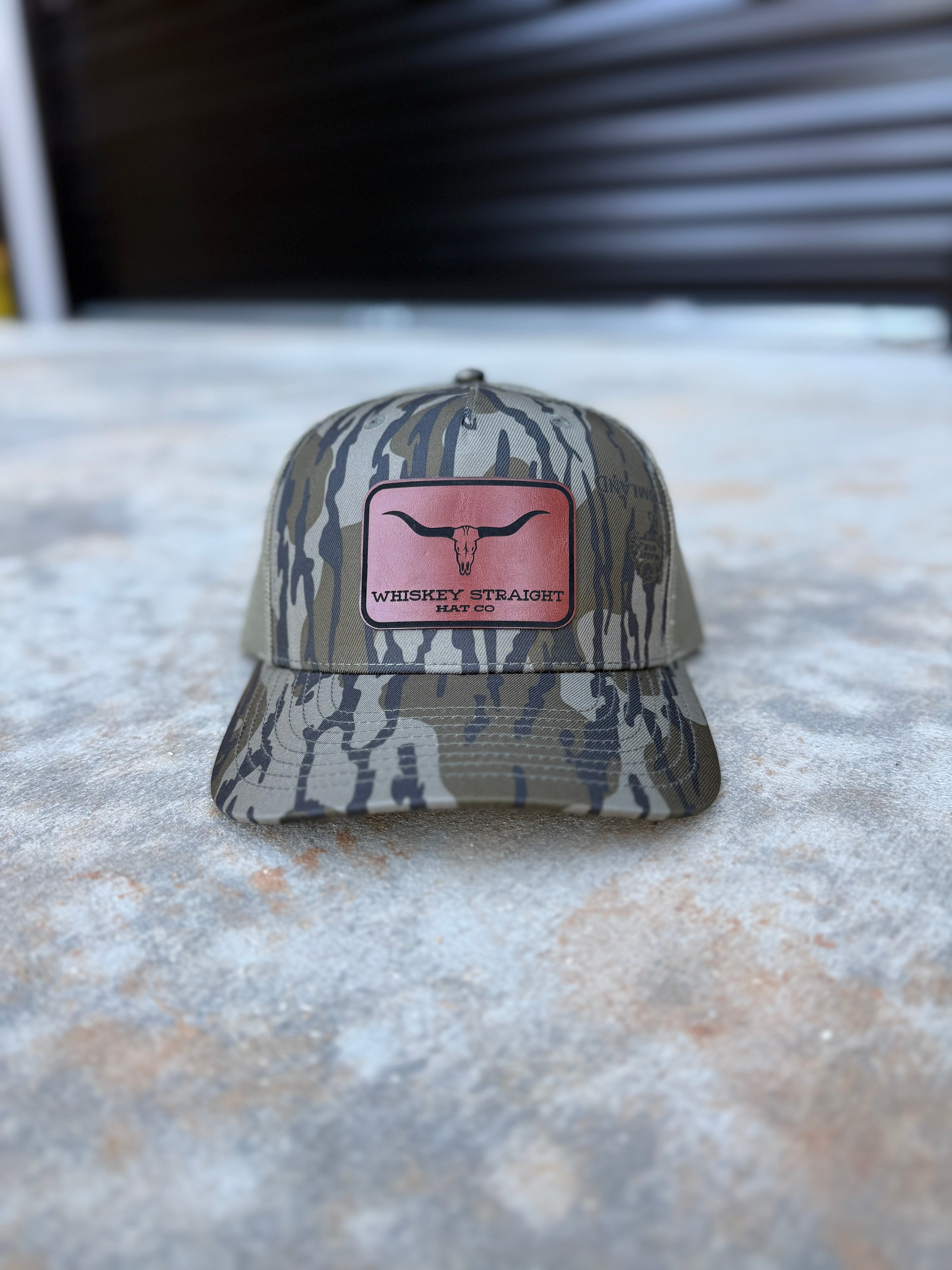 Camo patch hat